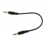 Cablu audio Jack 3.5mm tata-tata stereo 20cm
