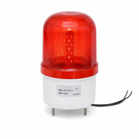 Lampa semnalizare LED 24V rosie, 3 moduri, continuu, intermitent, rotativ