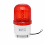 Lampa semnalizare LED 24V rosie, 3 moduri, continuu, intermitent, rotativ