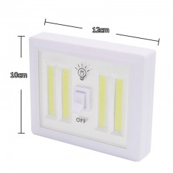 Lampa pe baterii LED COB 12W cu magnet pentru iluminare rapida