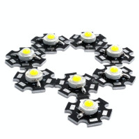 Led 1w cu radiator SMD 6500K Set 8 bucati Alb Rece