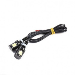 Lampa led auto 12mm 12V aluminiu 2 buc/set iluminare spot
