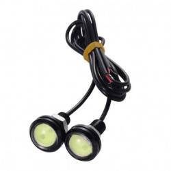 Becuri led auto 18mm 12V 9W impermeabile 2 buc/set