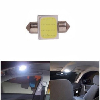 Leduri auto COB 31mm, alb, set 2 buc, 12V, Feston