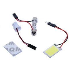 Lumini plafon auto LED COB 36 segmente, alb rece, 12V, 6W