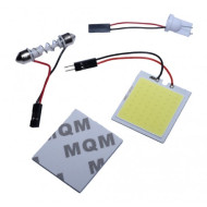 Lumini plafon auto LED COB 48 segmente, alb rece, 12V, 8W