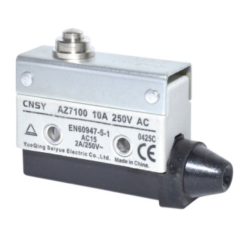 Intrerupator limitator AZ 7100 cu buton metalic 250V 10A