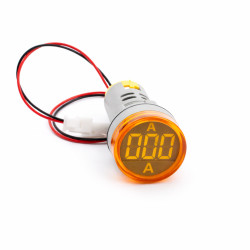 Ampermetru digital 100a Panou 220V 22mm afisaj Portocaliu