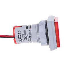 Voltmetru ampermetru frecventa 3 in 1 AC afisaj verde 60-500V 100A 22mm