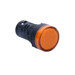 Indicator Martor Portocaliu 250V AC 22mm Panou