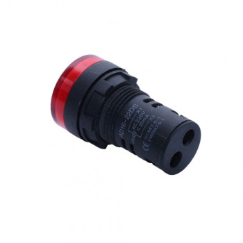 Indicator Martor Rosu 250V AC 22mm Panou