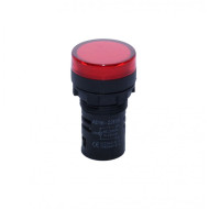 Indicator Martor Rosu 250V AC 22mm Panou