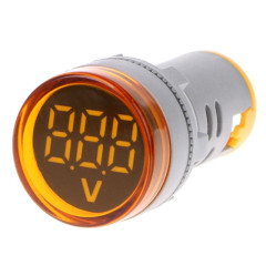 Voltmetru digital 100a afisaj portocaliu 20-500V AC 22mm IP65