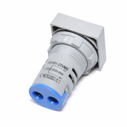 Voltmetru digital Patrat Panou 22mm Afisaj Albastru AC 20-500V