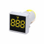 Voltmetru digital Patrat Panou 22mm Afisaj Galben AC 20-500V