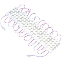 Modul led 220v alb rece 3 led 2W 20 buc set 120W