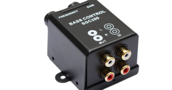 Controler Audio Bass RCA compact pentru reglaj fin subwoofer