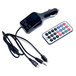 Modulator FM cu incarcare si telecomanda 8 in 1 auto