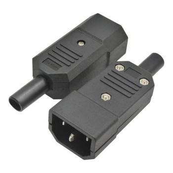 Mufa Alimentare PC tata pe Fir 3 Pini 250V 10A
