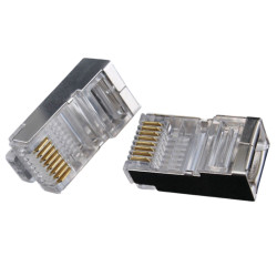 Mufa FTP-UTP Metal RJ45 100b/set, ecranata, 8P8C, pentru cablu CAT5