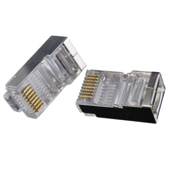 Mufa FTP-UTP Metal RJ45 100b/set, ecranata, 8P8C, pentru cablu CAT5