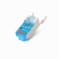 Mufa RJ45 SFTP CAT7 CUT albastra ecranata metalic, set 50 bucati