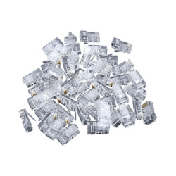Mufa UTP CAT6E RJ45 8P8C, plastic, set 100 bucati