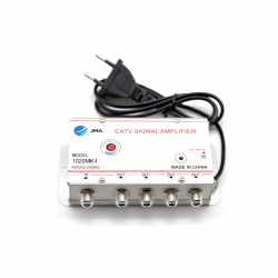Amplificator semnal TV 4 cai cu reglaj fin 220V