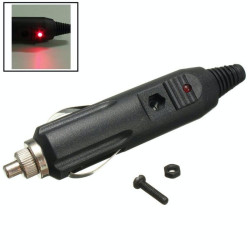 Mufa bricheta auto tata cu led si siguranta 12V