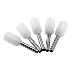 Pini terminali E0508 albi 100b/set pentru cabluri