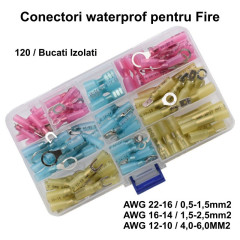 Conectori termocontractabili waterproof AWG 120 buc