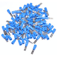 Papuci electrici albastri mama 2,8mm set 100 buc