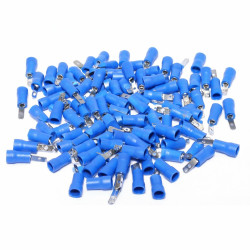 Set papuci electrici albastri tata 2,8mm – 100 buc