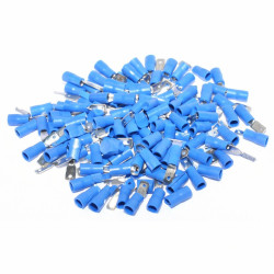 Set papuci electrici albastri tata 4,8mm 100 bucati