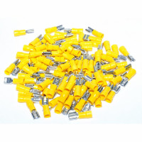 Papuci electrici galbeni mama 6,3mm set 100 buc