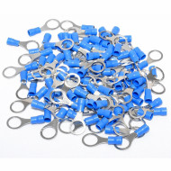 Papuci electrici izolati albastri tip inel Ø10mm set 100 buc