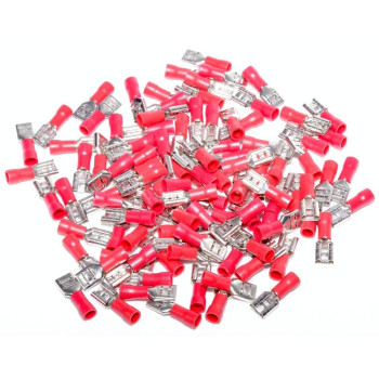 Papuci Electrici Rosii Mama 6,3mm – Set 100 Bucati
