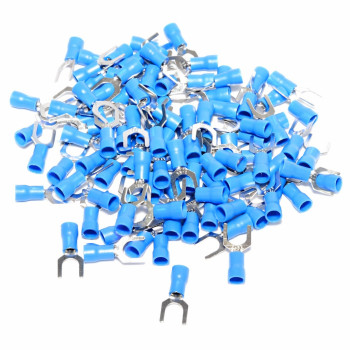Papuci electrici tip furca Ø 6mm albastri 100b/set