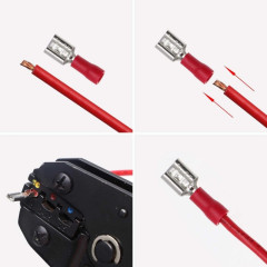 Papuci electrici set conectori 225 bucati trusa completa