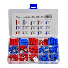 Papuci electrici set conectori 225 bucati trusa completa
