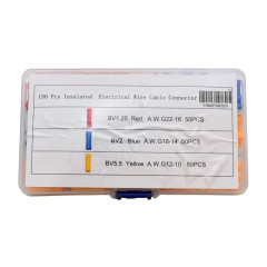 Papuci Electrici pentru Inadire Cablu AWG – Set 150 Bucati