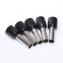 Pini terminali E6012 negri 100b/set pentru cabluri