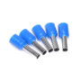 Pini terminali E2508 albastri 100b/set pentru cabluri