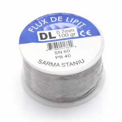 Fludor de lipit cu pasta, 100g - 0.5mm, SN60/PB40