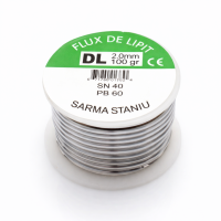 Fludor cu pasta (flux de lipit) la rola, 100g - 2mm, SN40/PB60