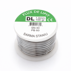 Fludor de lipit cu pasta, 100g - 1mm, SN40/PB60
