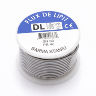 Fludor de lipit cu pasta, 100g - 1.5mm, SN60/PB40