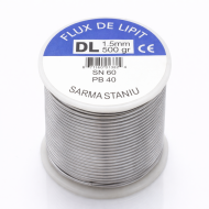 Fludor de lipit cu pasta, 500g - 1.5mm, SN60/PB40