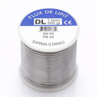 Fludor de lipit cu pasta, 500g - 1.5mm, SN60/PB40