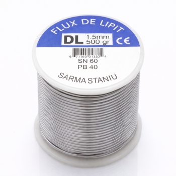 Fludor de lipit cu pasta, 500g - 1.5mm, SN60/PB40